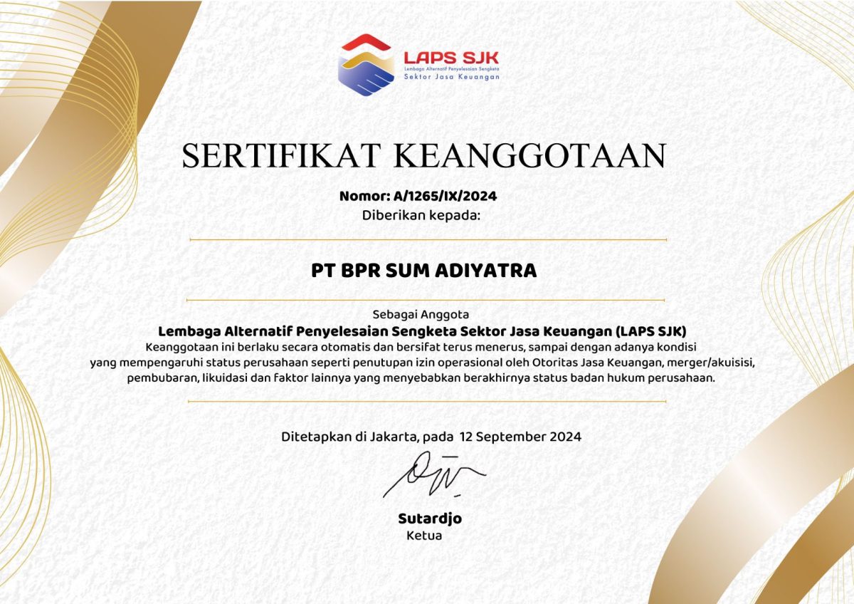 LAPS PT BPR SUM ADIYATRA