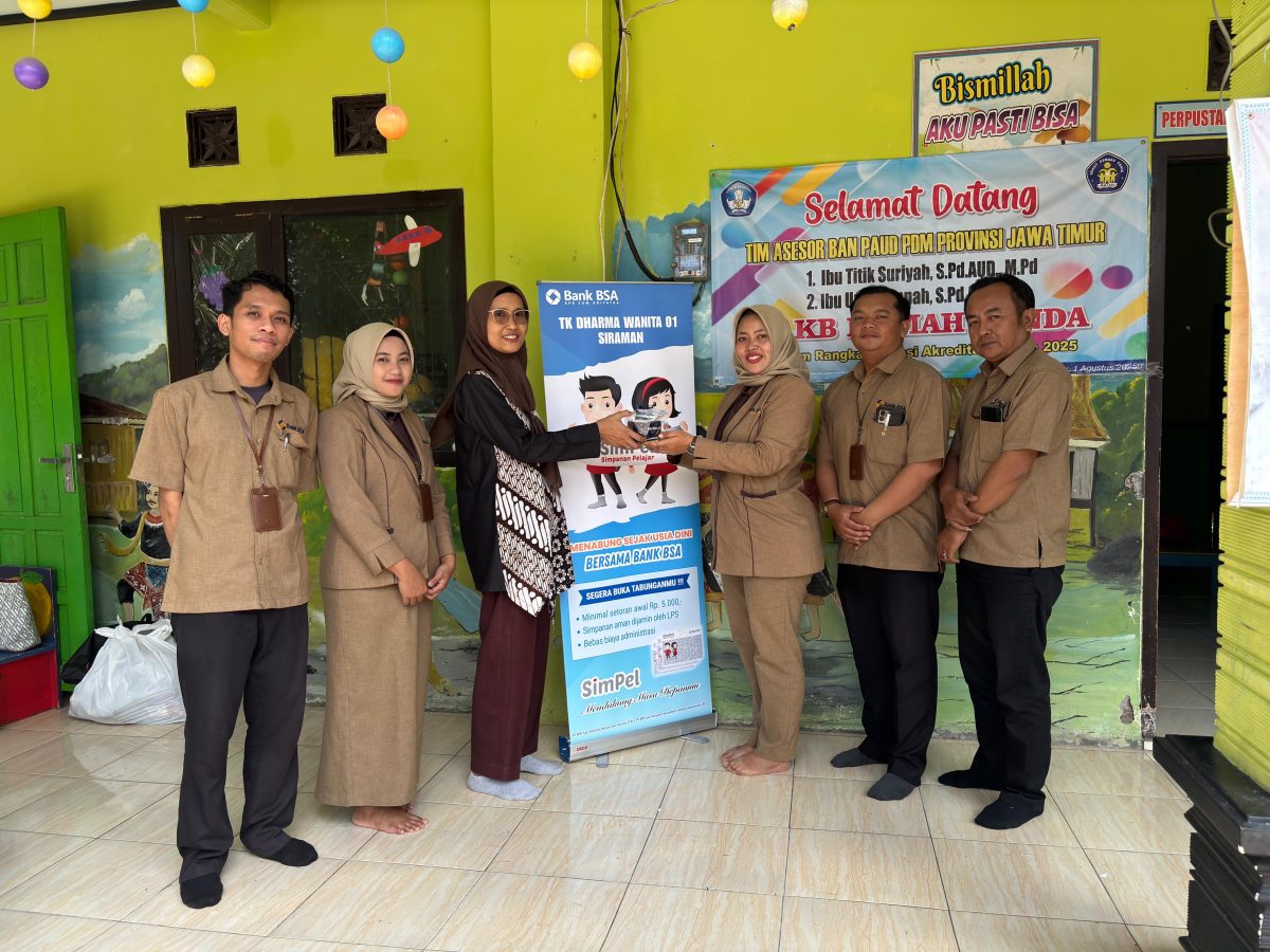 https://www.bankbsa.com/PT BPR Sum Adiyatra kembali mengadakan sosialisasi Tabungan SimPel di TK Dharma Wanita Siraman 01 dalam rangka menyambut tahun ajaran baru sebagai upaya meningkatkan literasi keuangan dan budaya menabung sejak usia dini.